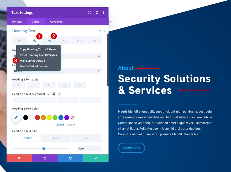 estilos de pacote de layout