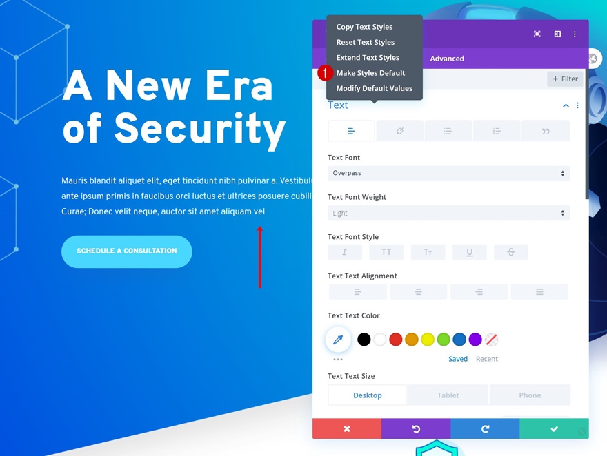 estilos de pacote de layout