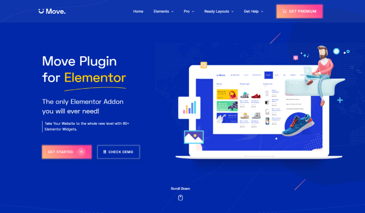 20 ปลั๊กอิน Elementor Addon ที่ดีที่สุด (ฟรี & พรีเมียม) 2024 26 Move Addons
