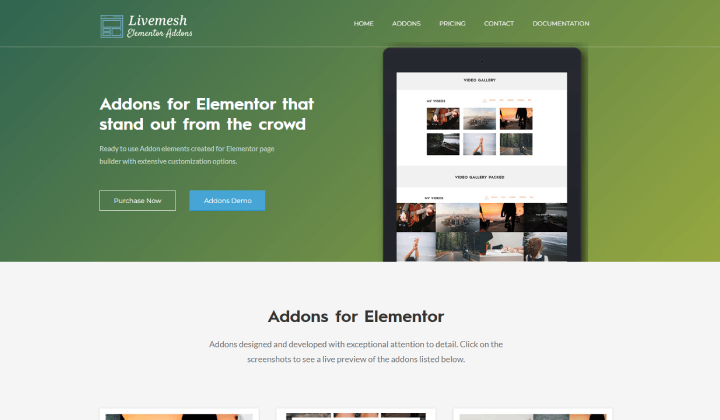 20 ปลั๊กอิน Elementor Addon ที่ดีที่สุด (ฟรี & พรีเมียม) 2024 23 Livemesh Elementor Addons