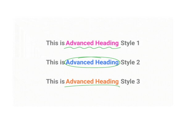 20 ปลั๊กอิน Elementor Addon ที่ดีที่สุด (ฟรี & พรีเมียม) 2024 5 advance heading 323