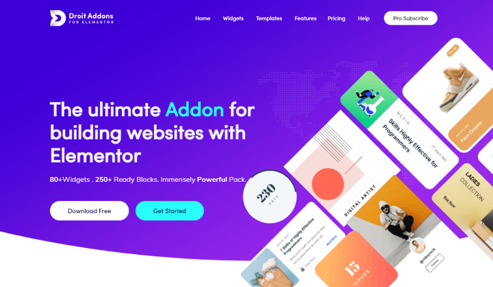 20 ปลั๊กอิน Elementor Addon ที่ดีที่สุด (ฟรี & พรีเมียม) 2024 29 Droit Addons