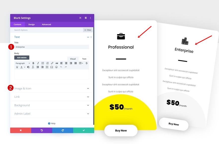 planos de preços de coluna