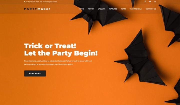 Die 5 besten Halloween-WordPress-Themes 4 TM Halloween