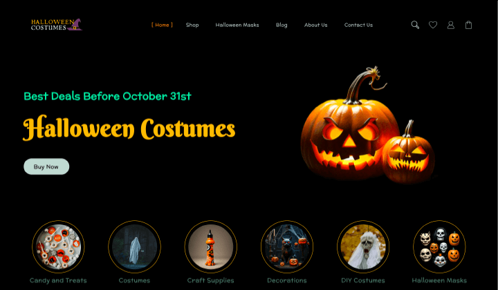 Die 5 besten Halloween-WordPress-Themes 1 Halloween WordPress Theme