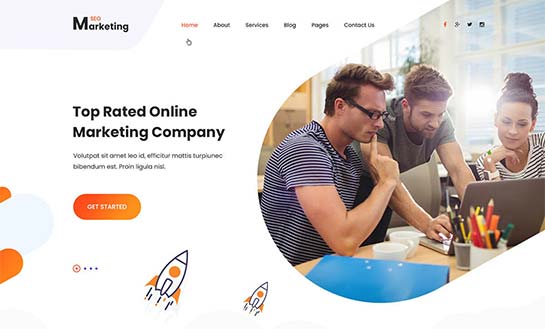 Thème WordPress pour agence numérique