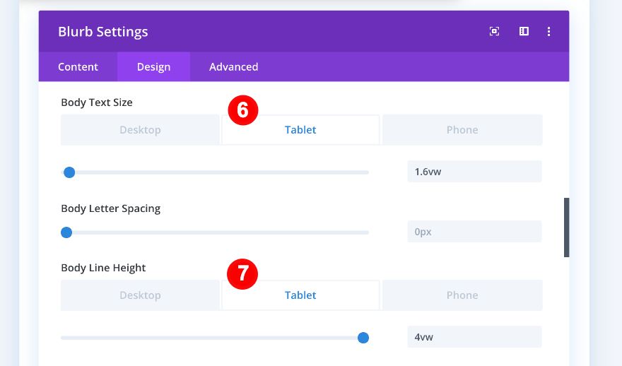 altura do corpo do texto