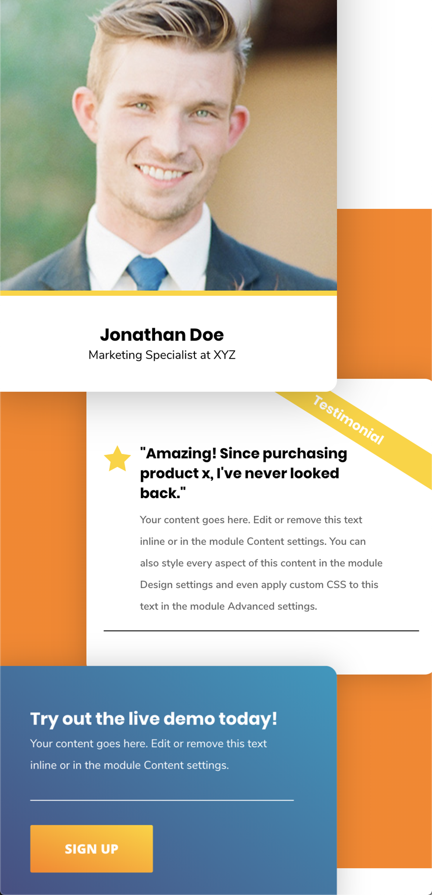 sobreposições de coluna