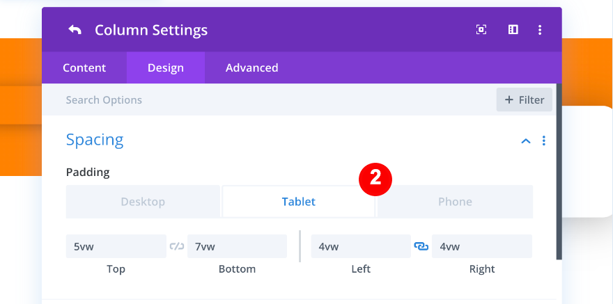 acolchoamento da coluna dois para celular.
