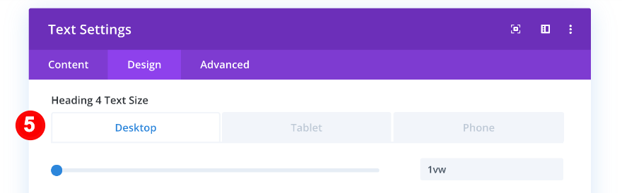 coluna um texto para desktop