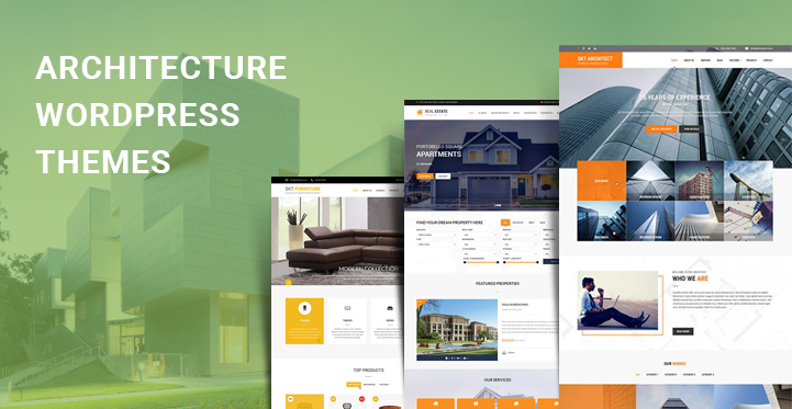 Mimari portföy web siteleri için WordPress temaları