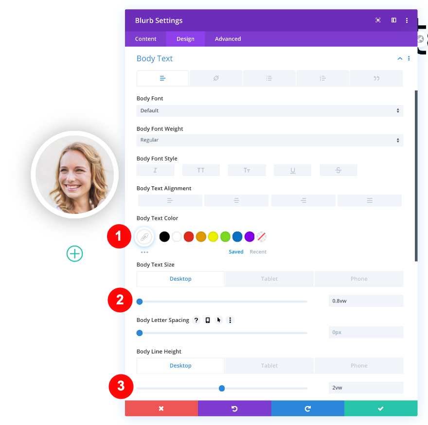 صمم النص الأبيض في دعاية مغالى فيها
