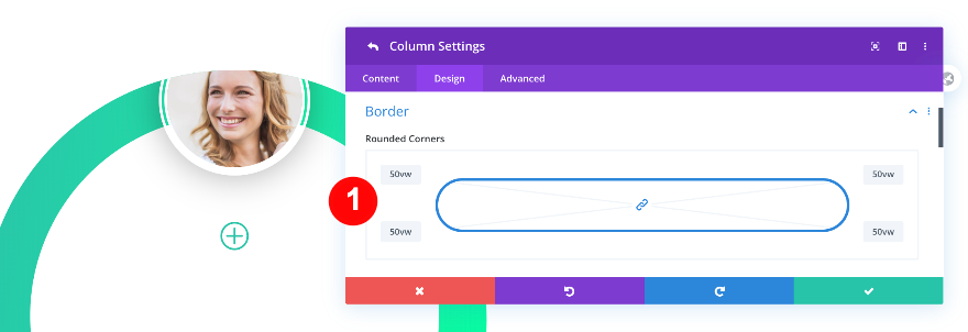 حول زوايا العمود