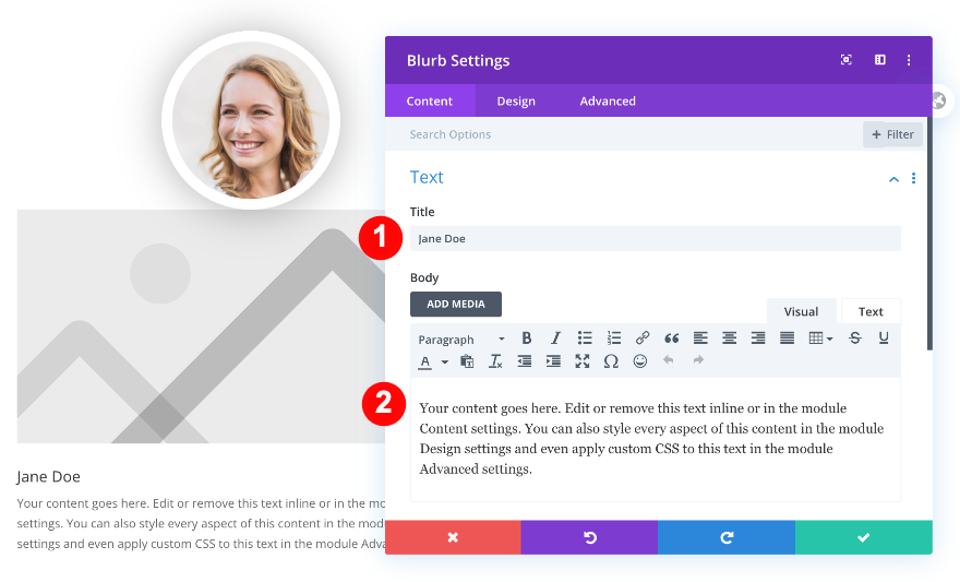 أضف المحتوى في دعاية مغالى فيها