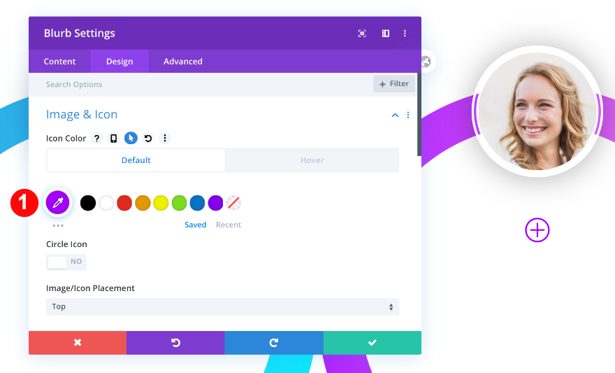 تغيير لون الرمز في دعاية مغالى فيها