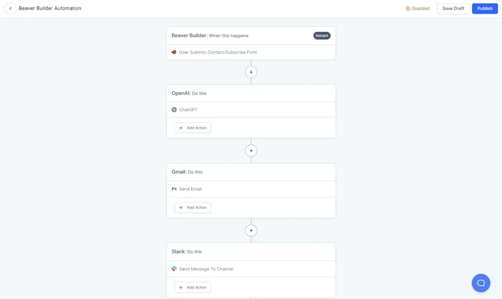 Buat alur kerja otomatis menggunakan SureTriggers dan Beaver Builder