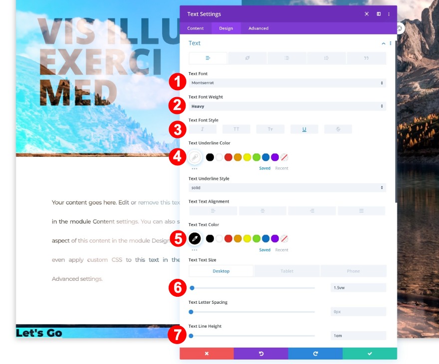 reglați textul în modulul trei