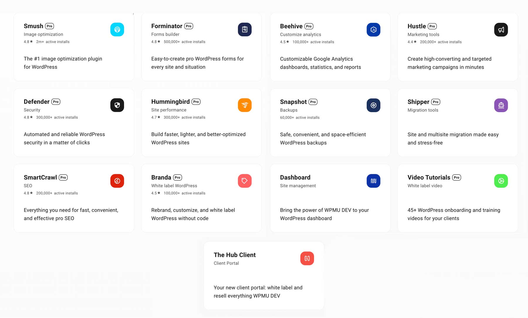 WPMU DEV eklentileri