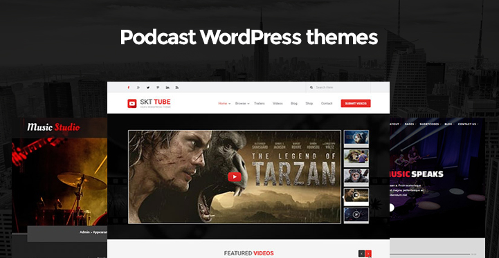 tema podcast wordpress