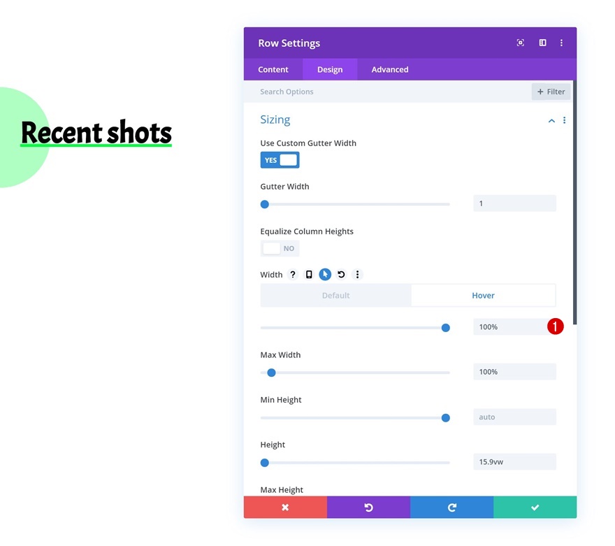 griglie al passaggio del mouse