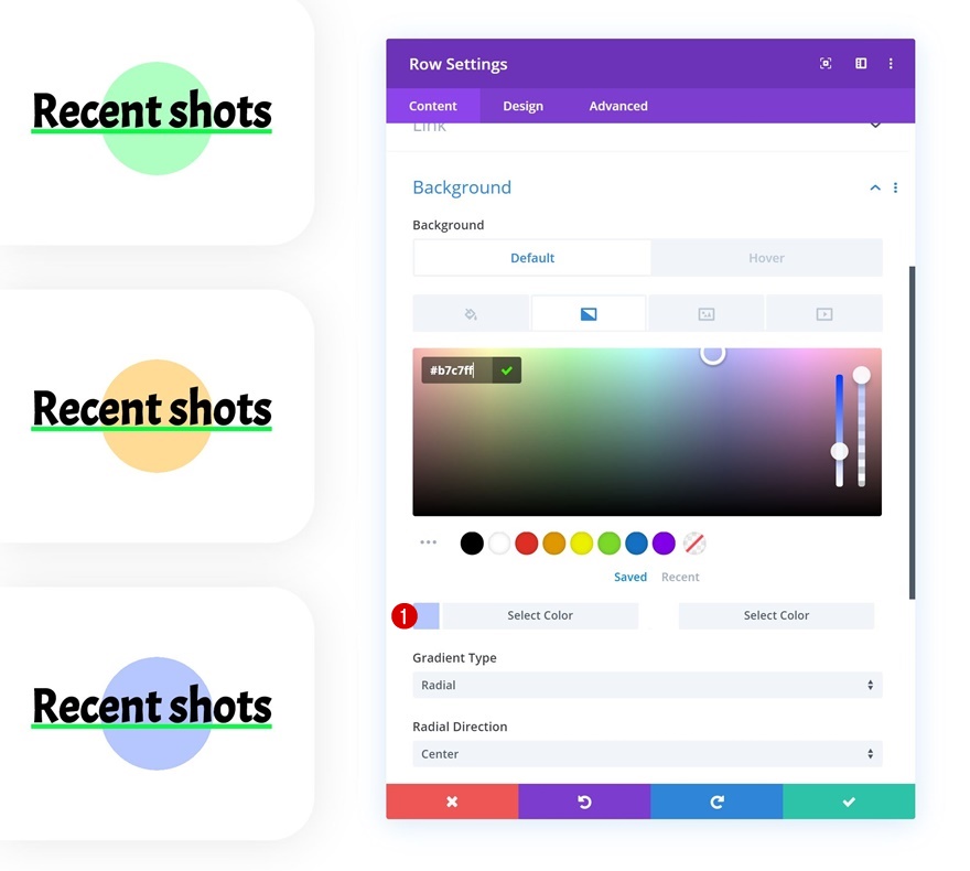 griglie al passaggio del mouse