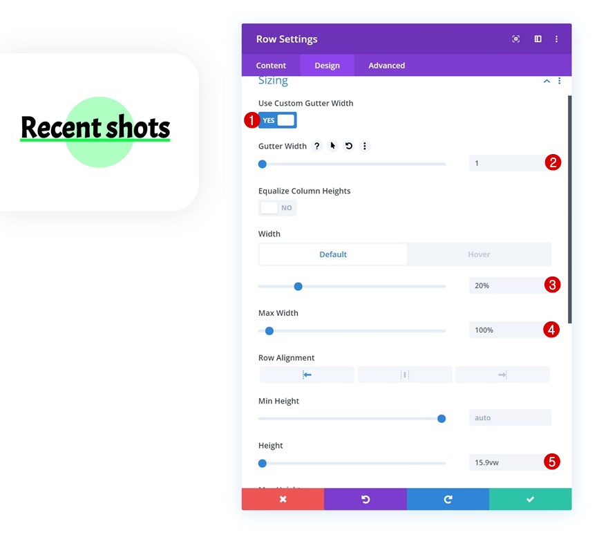 griglie al passaggio del mouse