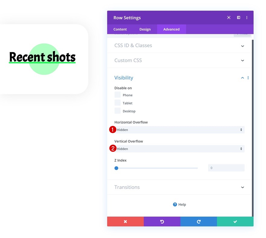 griglie al passaggio del mouse