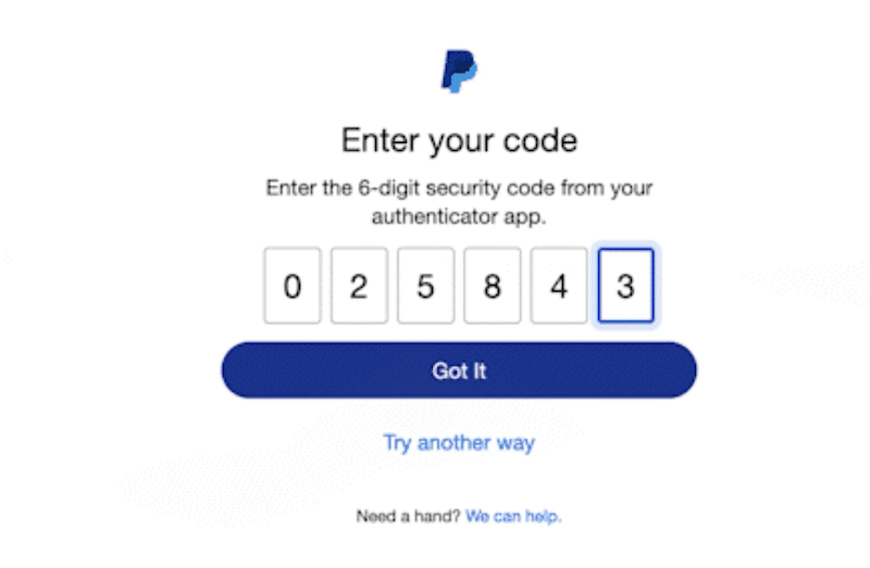 2FA의 예 - 출처: Heylogin
