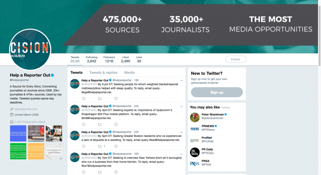 haro - ayuda a un reportero