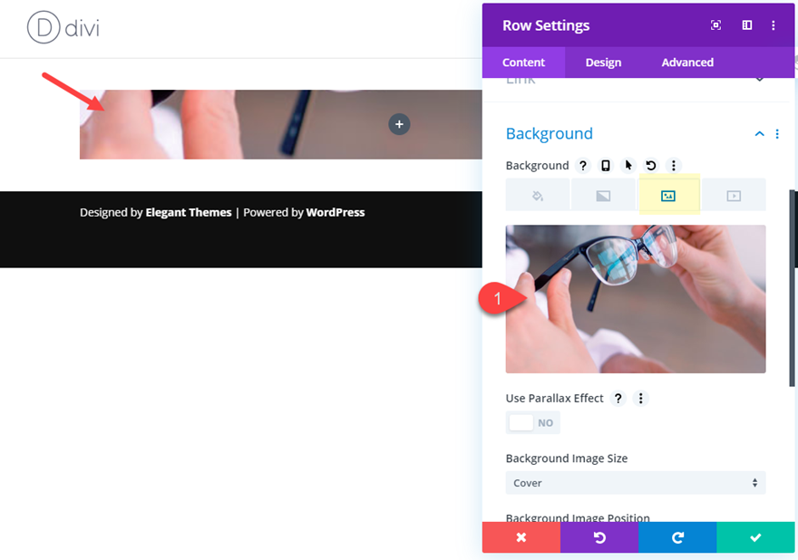 attivare gli effetti al passaggio del mouse