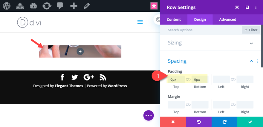 attivare gli effetti al passaggio del mouse