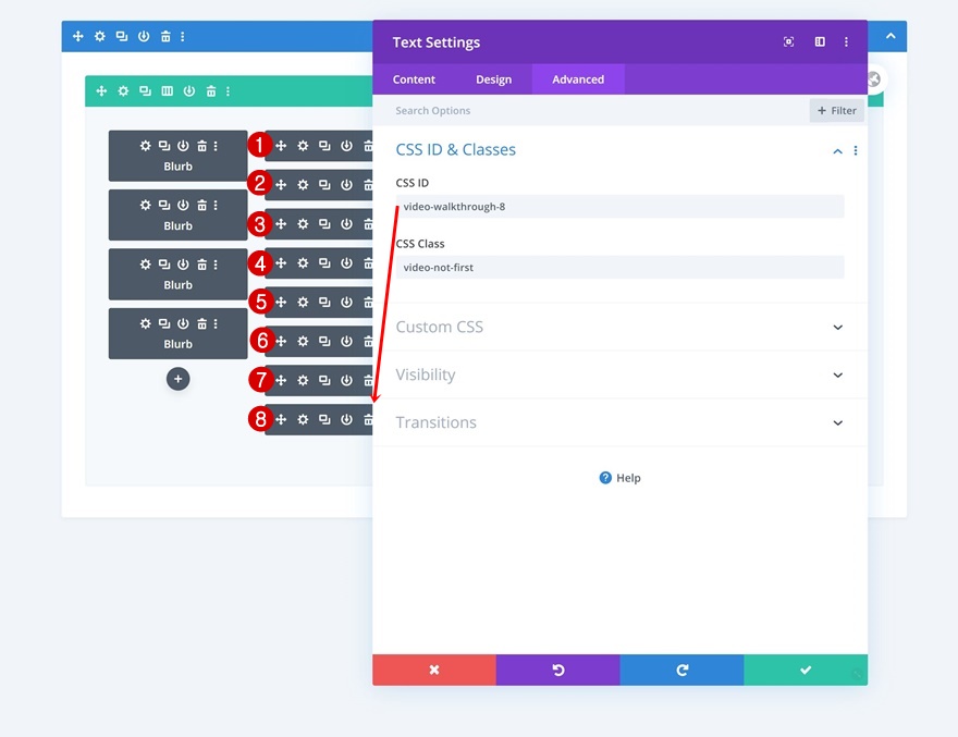 fai clic su video procedura dettagliata