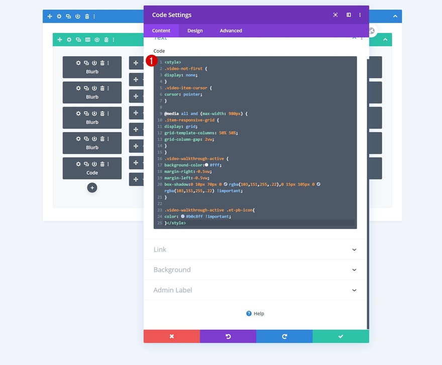 fai clic su video procedura dettagliata