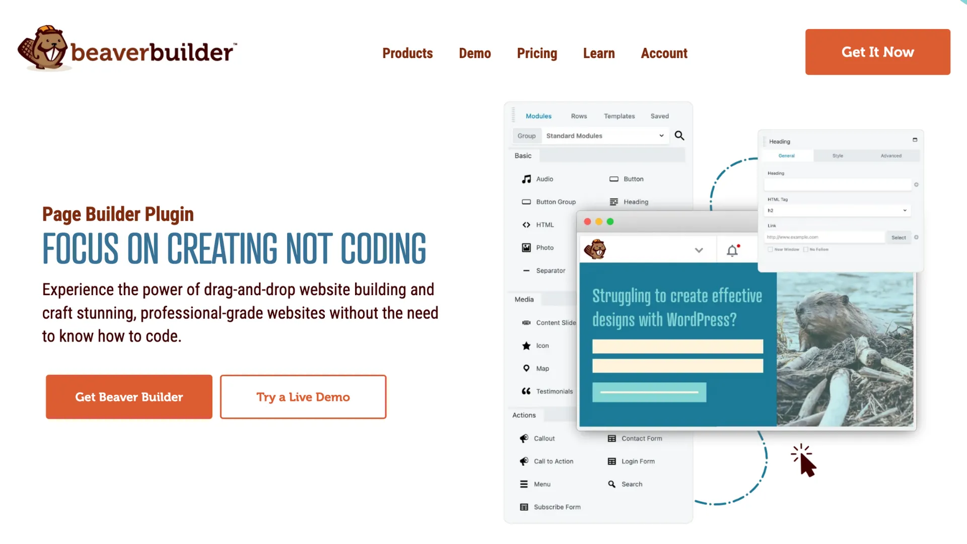 Plug-in do construtor de páginas Beaver Builder