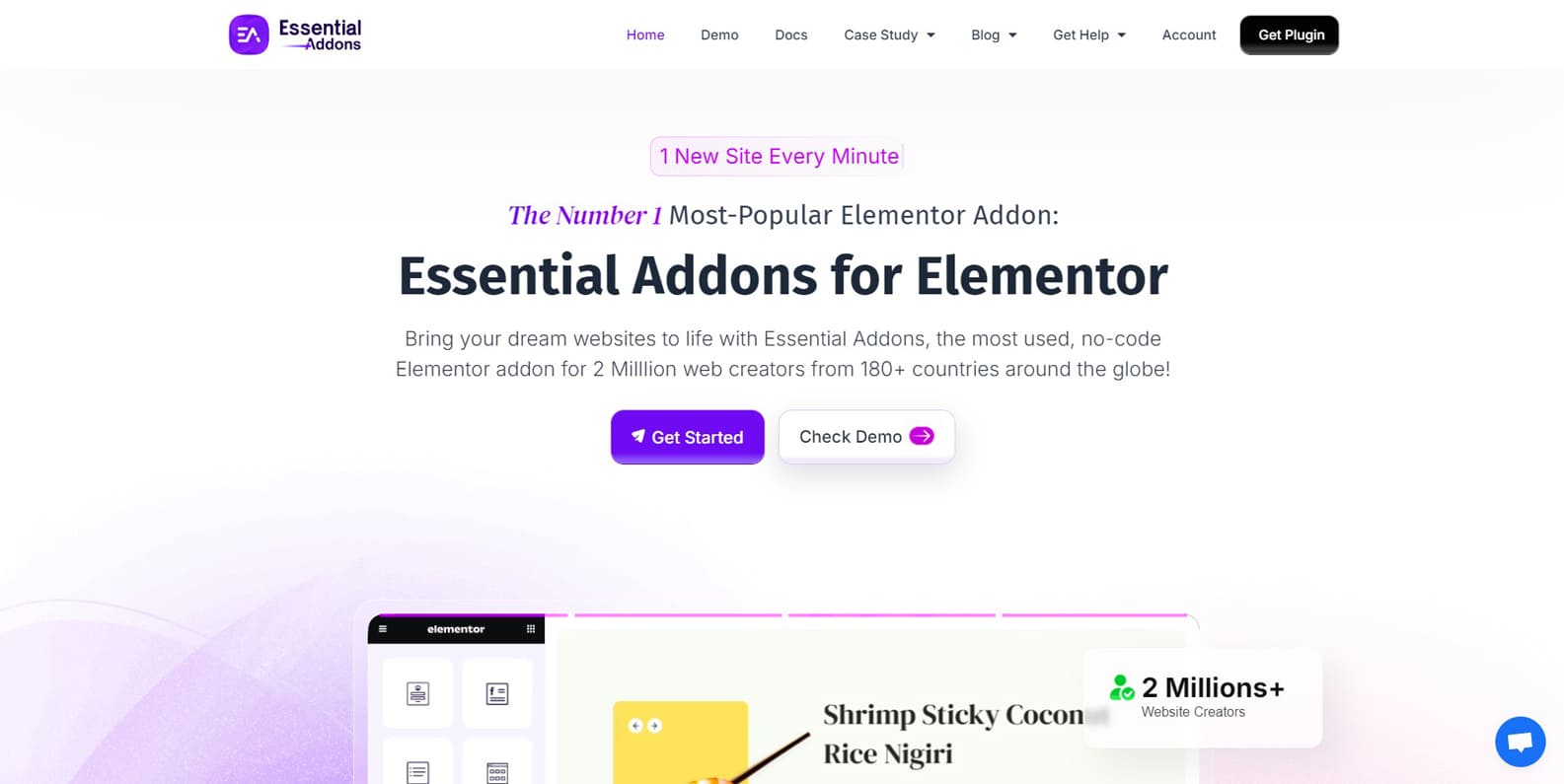 Gráfico de complementos essenciais para Elementor, uma coleção de vários widgets, incluindo flip boxes com 6 categorias de flip box.