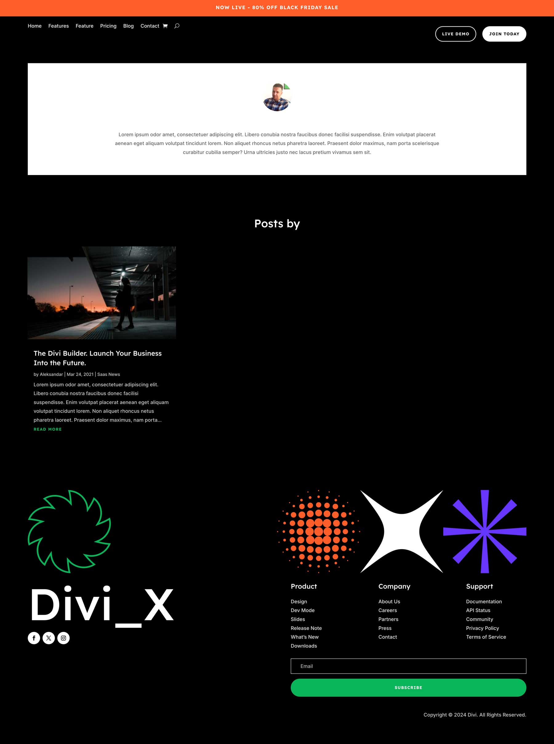 Cyber ​​Monday 2024 SaaS-Website-Paket