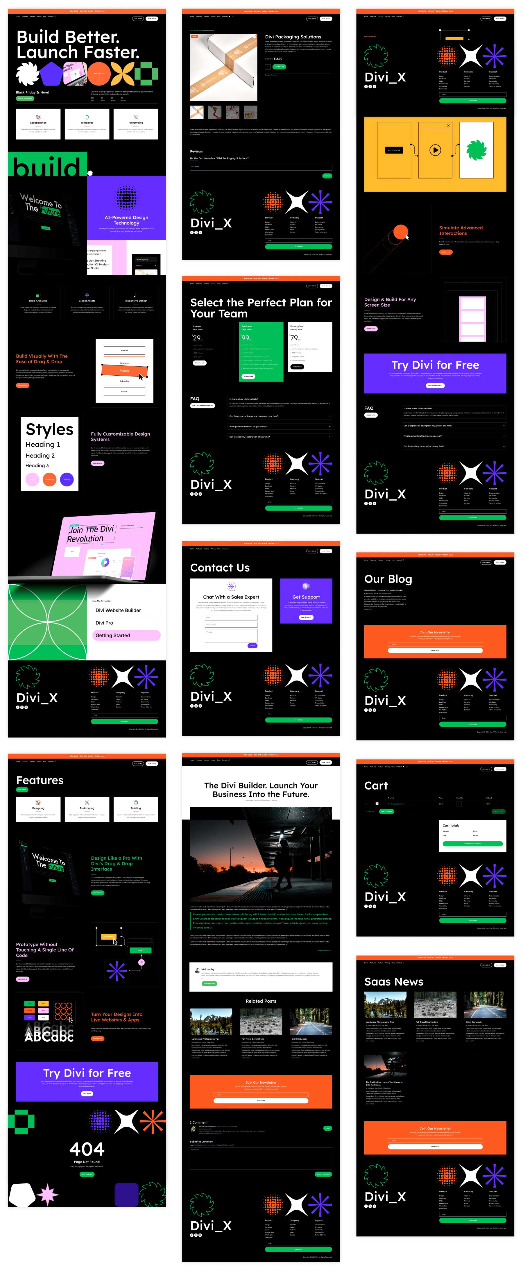 Cyber ​​Monday 2024 SaaS-Website-Paket