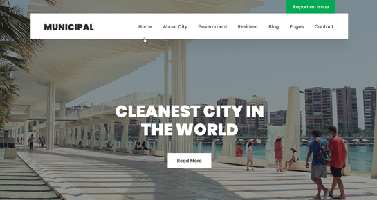 WordPress-Theme für die Stadtverwaltung