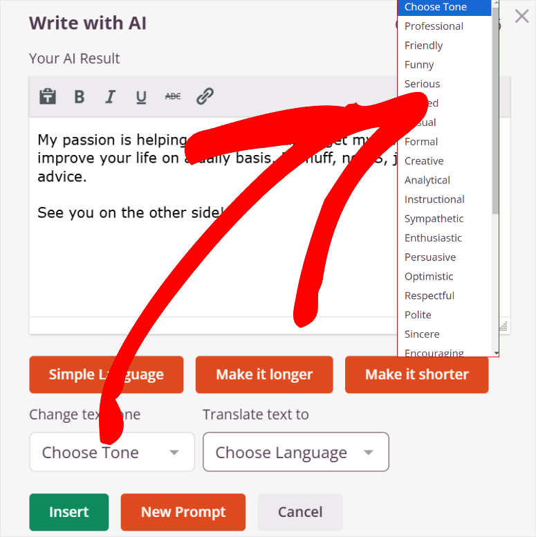 seedprod-customize-ai-tone - IsItWP - Rilevatore di temi WordPress gratuito seedprod customize ai tone