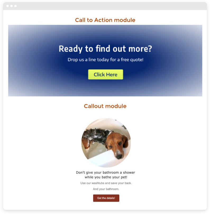 Beaver Builder 的号召性用语和呼出模块示例