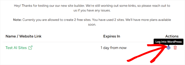 seedprod-open-ai-site-temporary-wordpress-dashboard - IsItWP - Détecteur de thème WordPress gratuit seedprod open ai site temporary wordpress dashboard