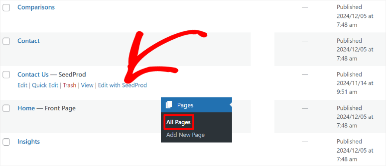 seedprod-edit-pages - IsItWP - Détecteur de thème WordPress gratuit seedprod edit pages
