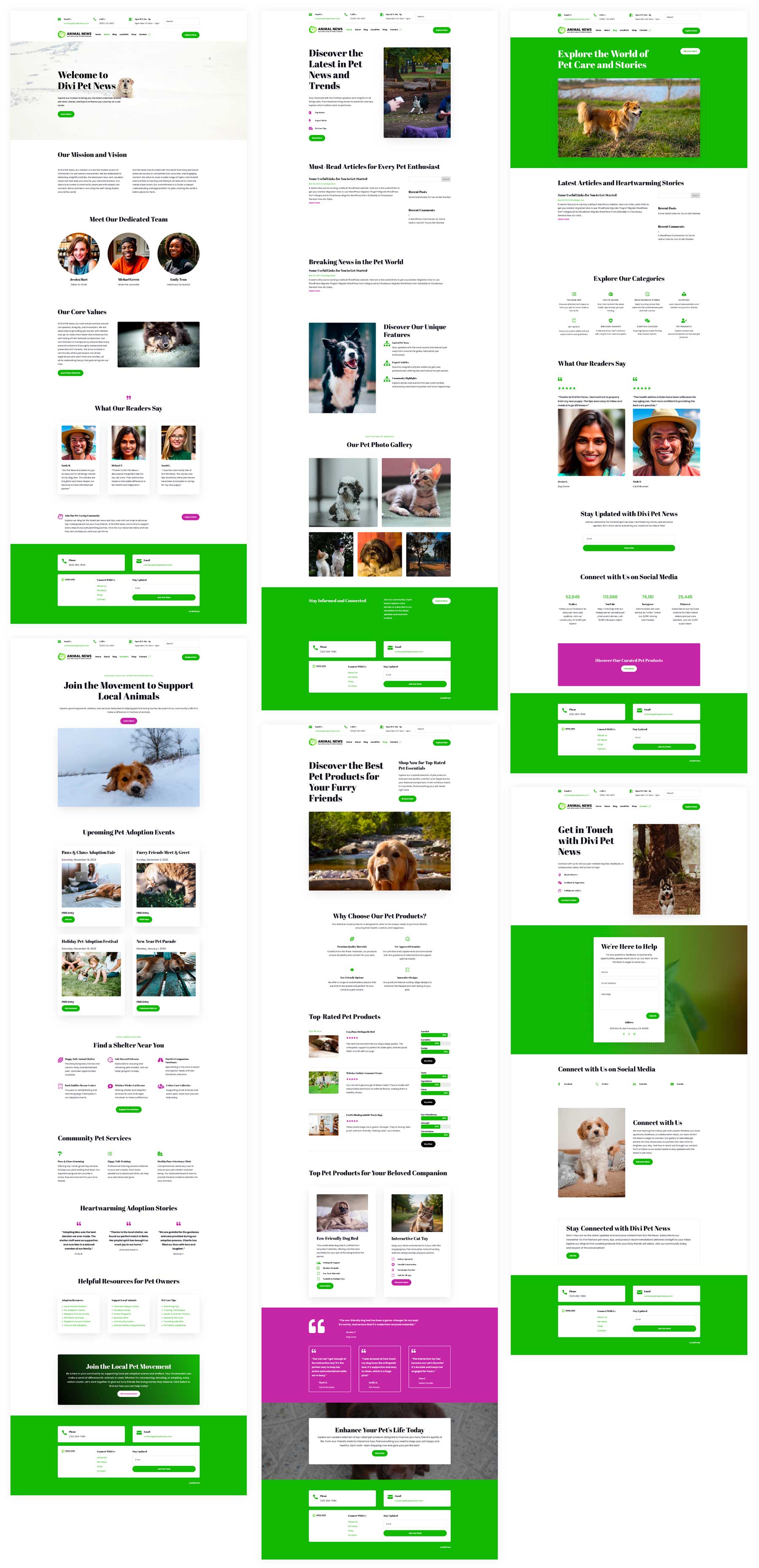 Situs web Divi AI