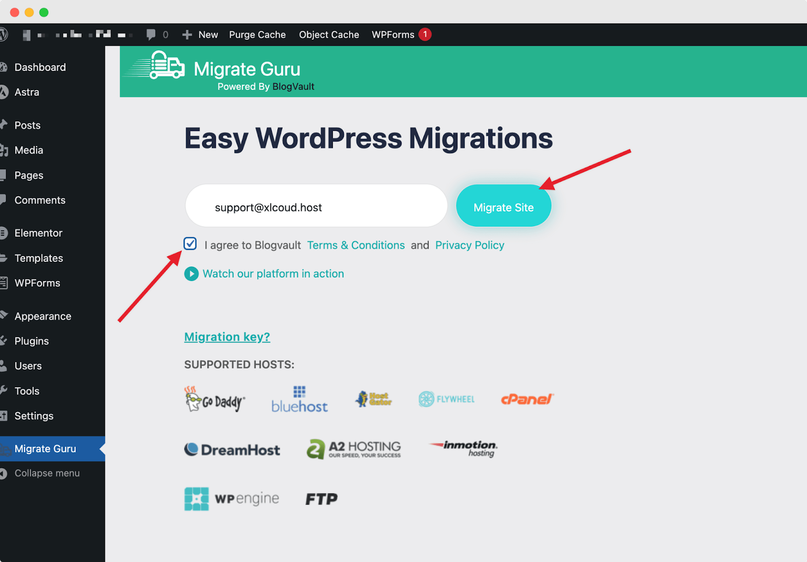 WordPress 웹사이트 이전 Transfer WordPress Website