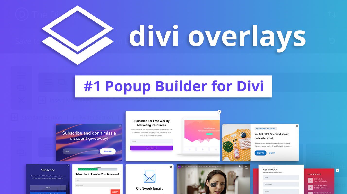 Divi 疊加彈出窗口