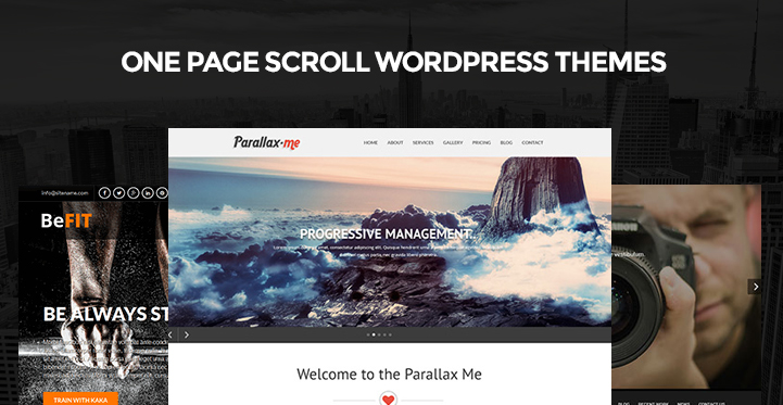 Tek Sayfa Kaydırmalı WordPress Temaları