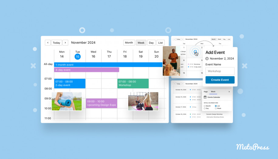 Blog du plugin WordPress du calendrier des événements.