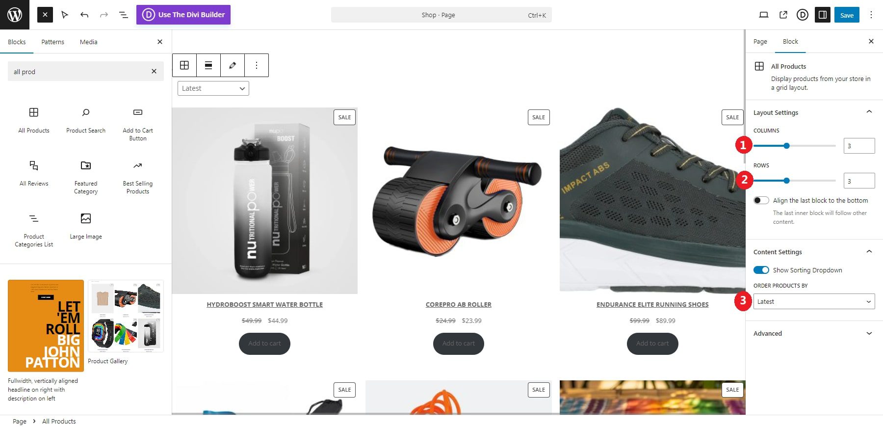woocommerce ผลิตภัณฑ์ทั้งหมดปรับแต่งได้