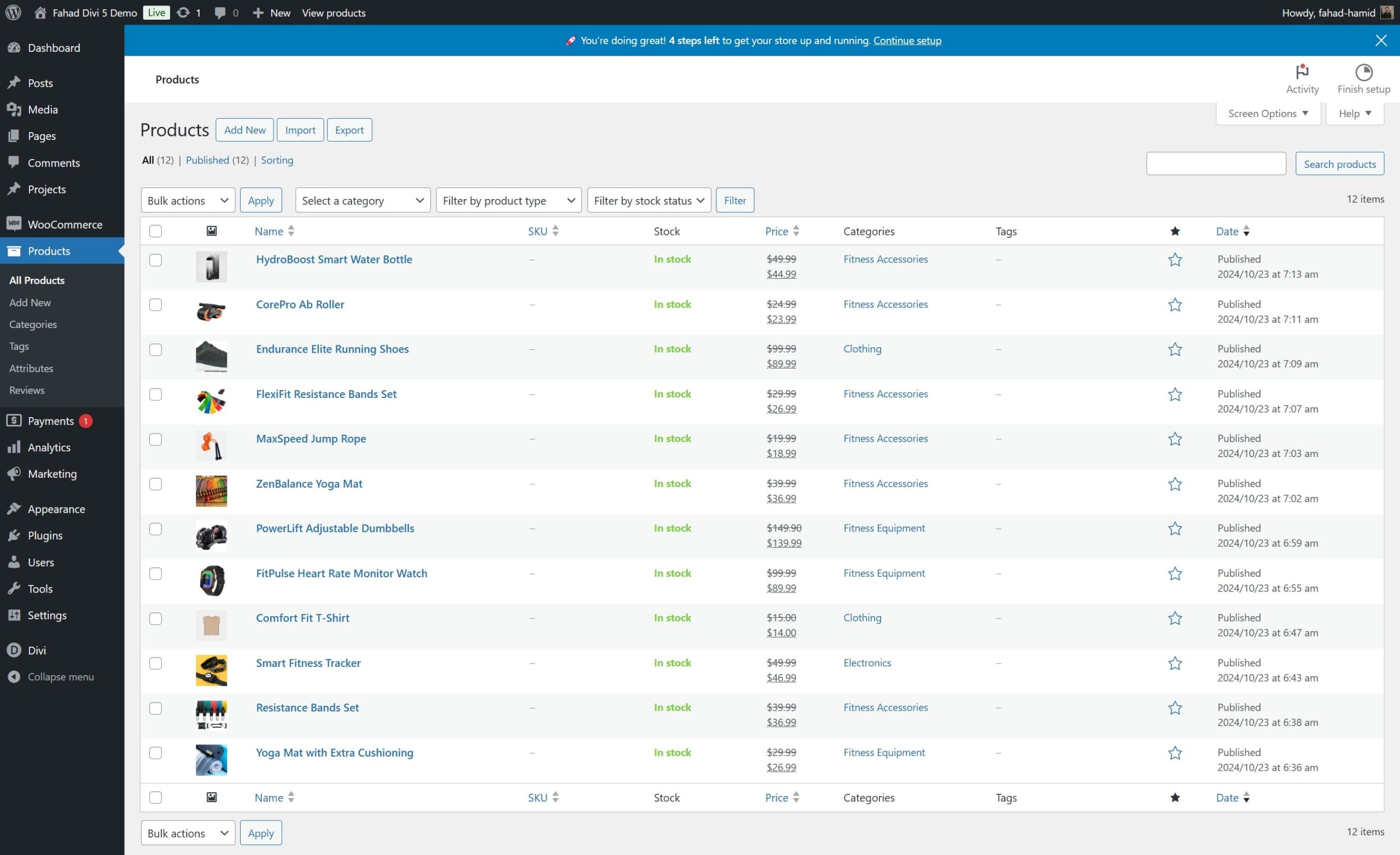 woocommerce เพิ่มสินค้าแล้ว