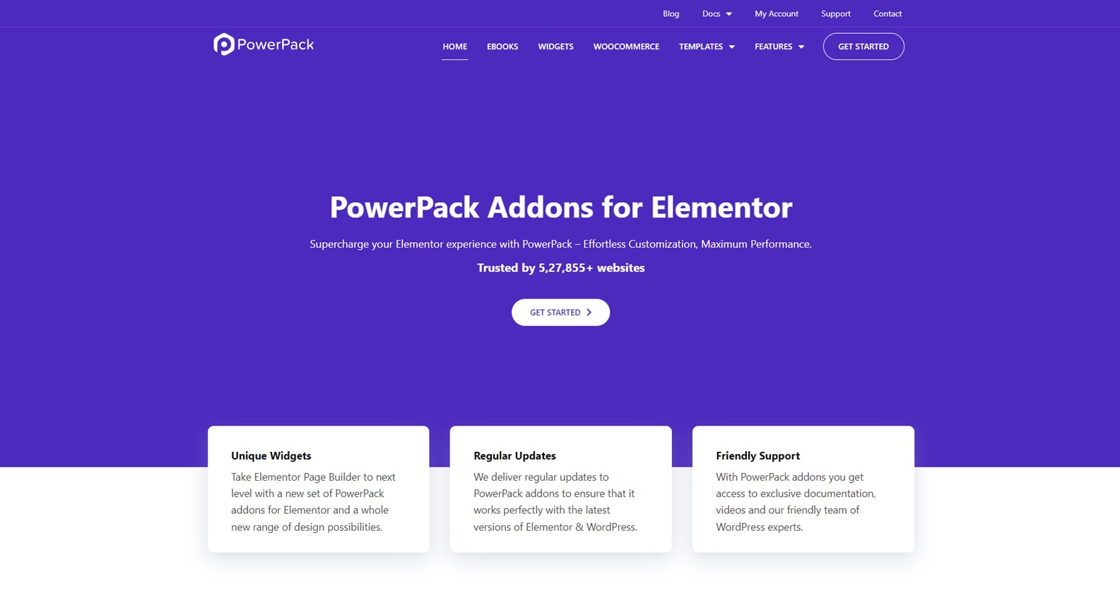 Image de Powerpack Elementor Addons, un ensemble de carrousel Elementor et d'autres widgets avec plus de 100 widgets créatifs.